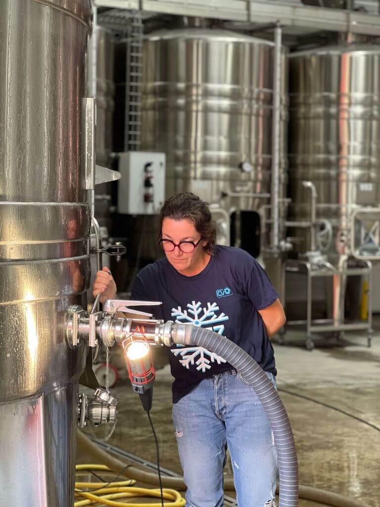 controle du jus obtenu apres vinification