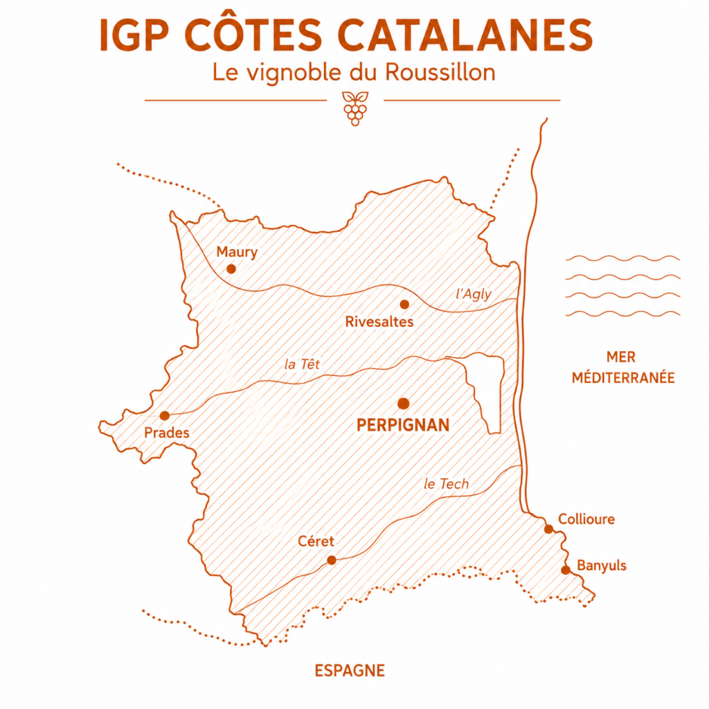 igp cotes catalanes vins catalans